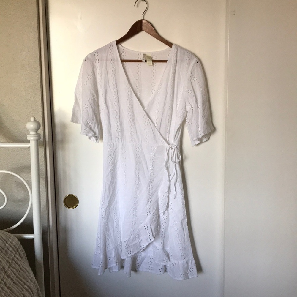 White Embroided Dress